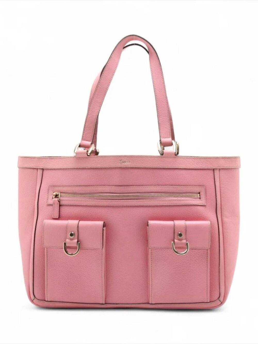 Gucci Limited Pink Leather Tote J11 MOG